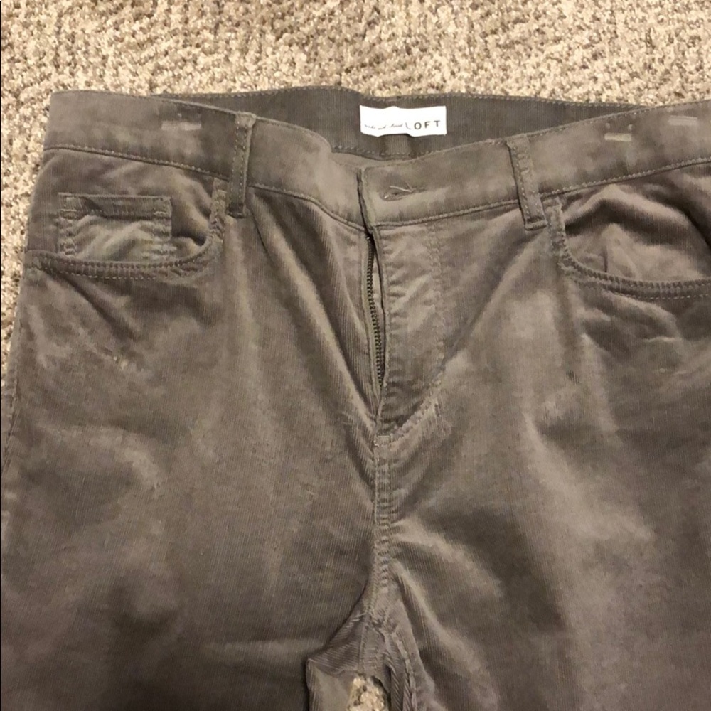 Loft corduroy modern skinny pants.